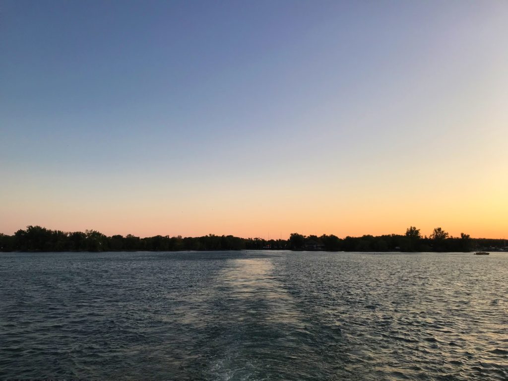 Toronto islands as seen from the ferry
