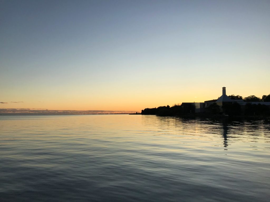 Lake Ontario from Kingston by sunset - things to do in Kingston Ontario