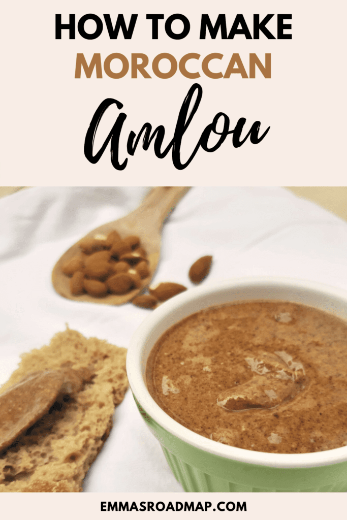 Recipe pin on how to make Moroccan Amlou