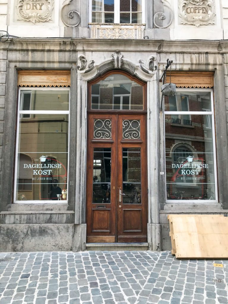 Dagelijkse Kost - the outside of the filming location of Jeroen Meus