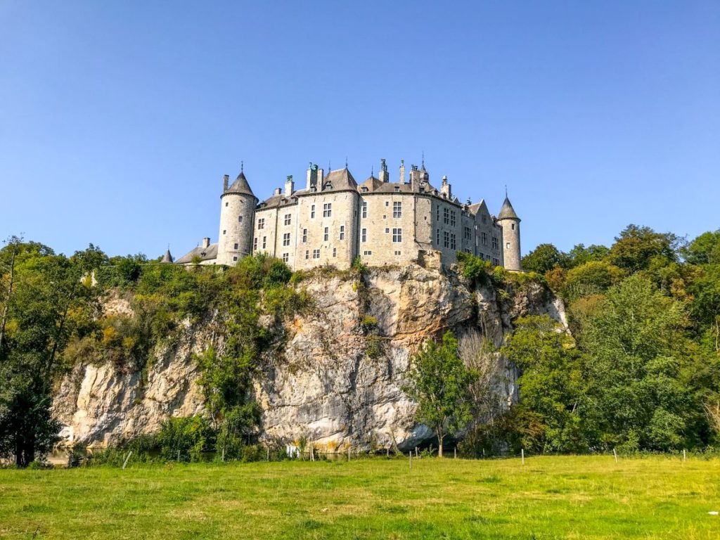 Walzin castle in Dinant, Belgium