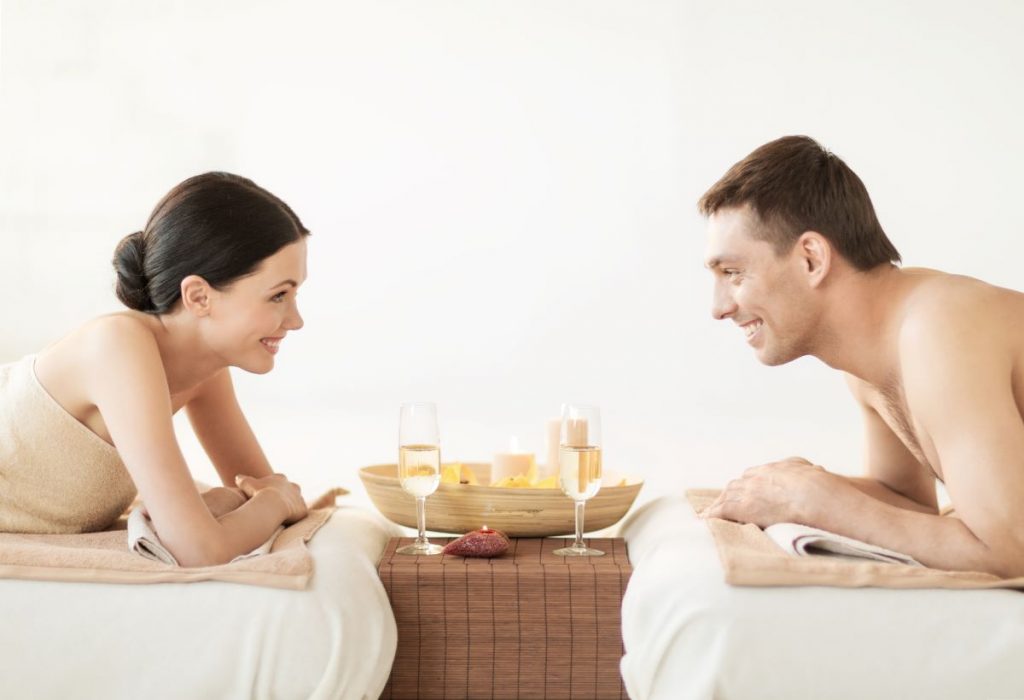 romantic staycation idea - wellness