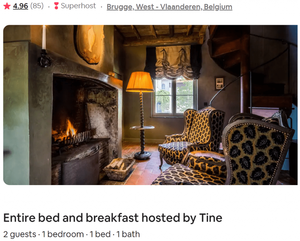 eccentric but cosy Airbnb in Brugge