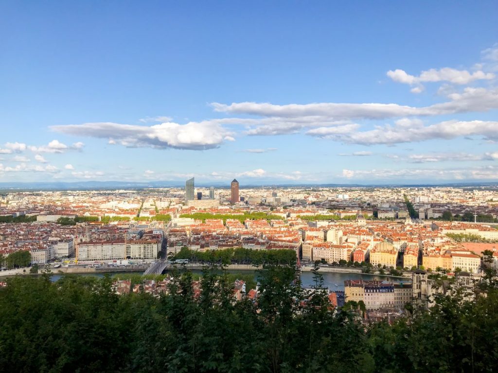 view over Lyon - 2 days in Lyon itinerary