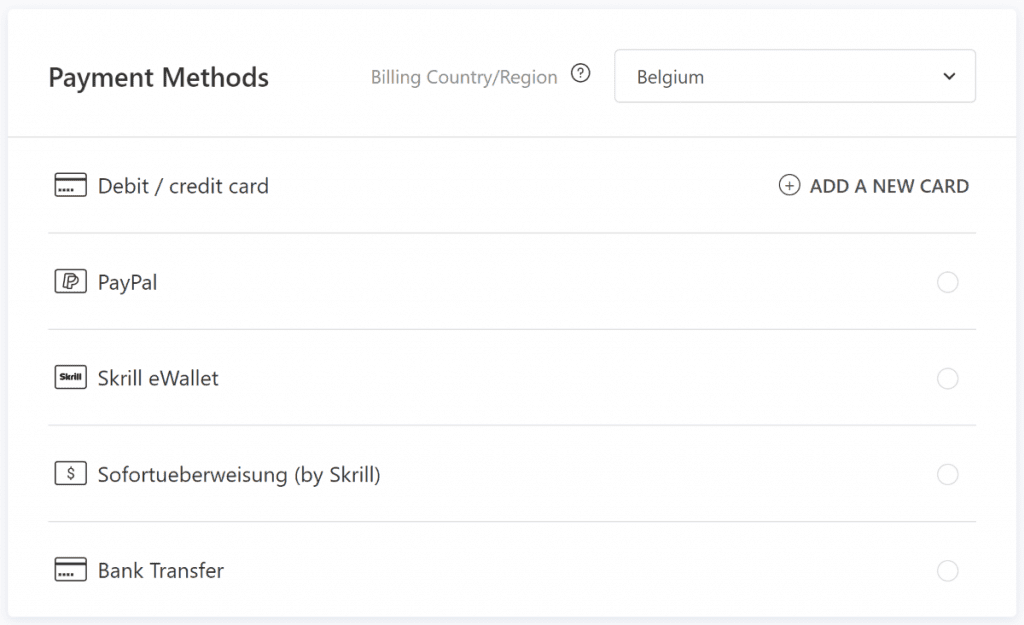 Italki payment methods