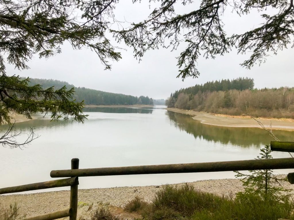best hikes in Belgium - lake Butgenbach