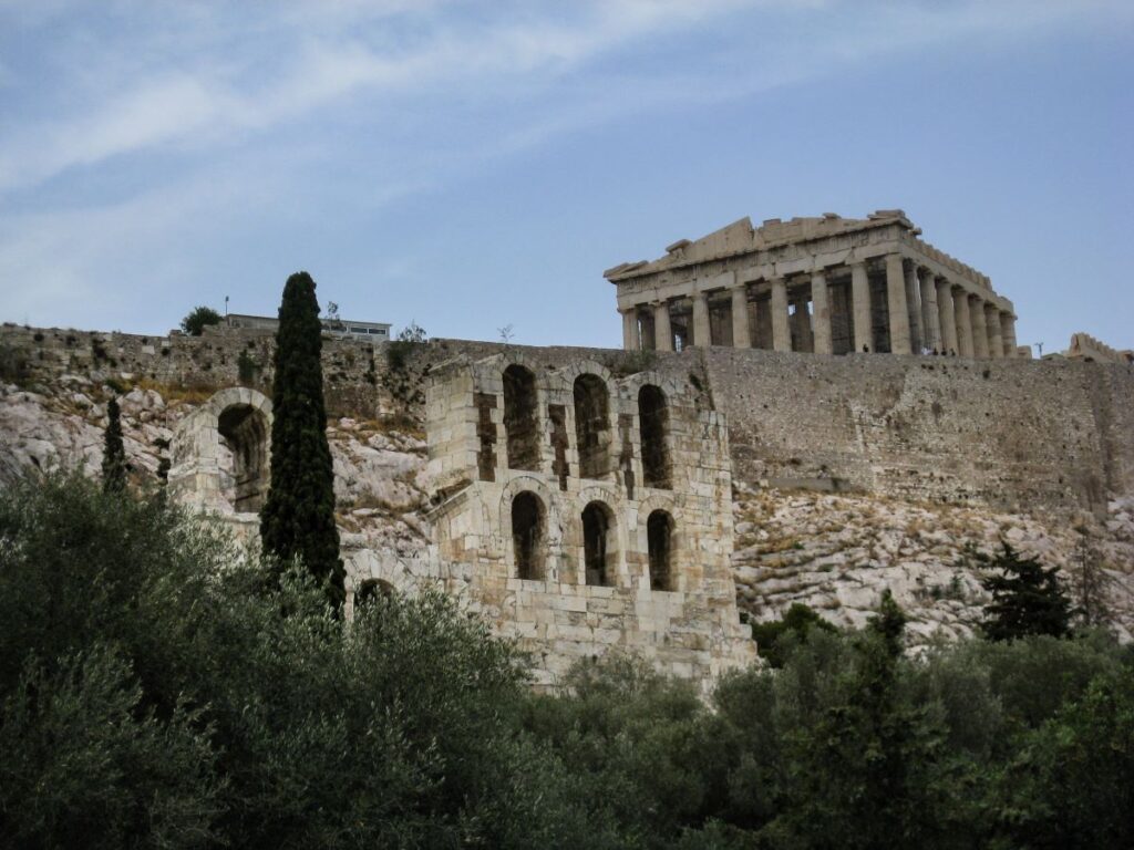 Athens, Greece in fall