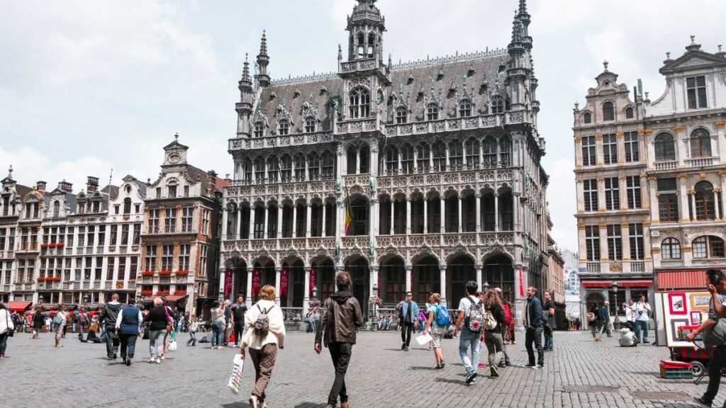 Brussels, Belgium in autumn