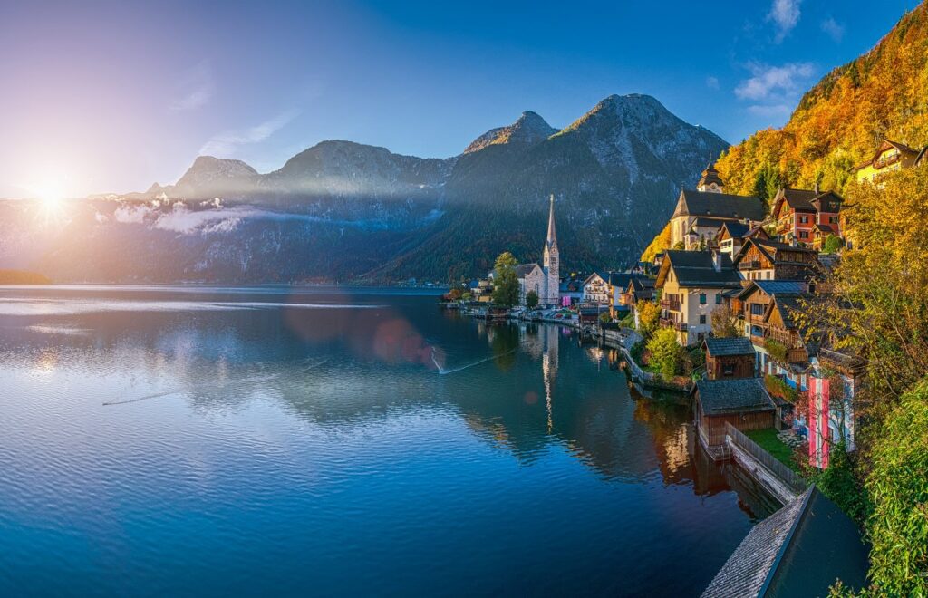 Hallstatt in autumn