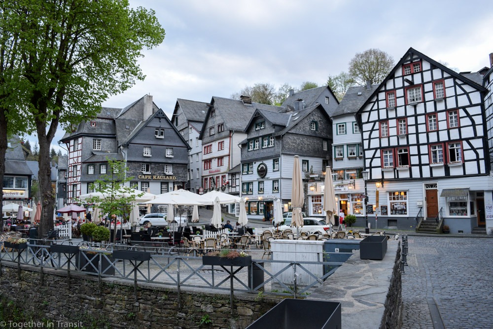 Monschau Germany in autumn