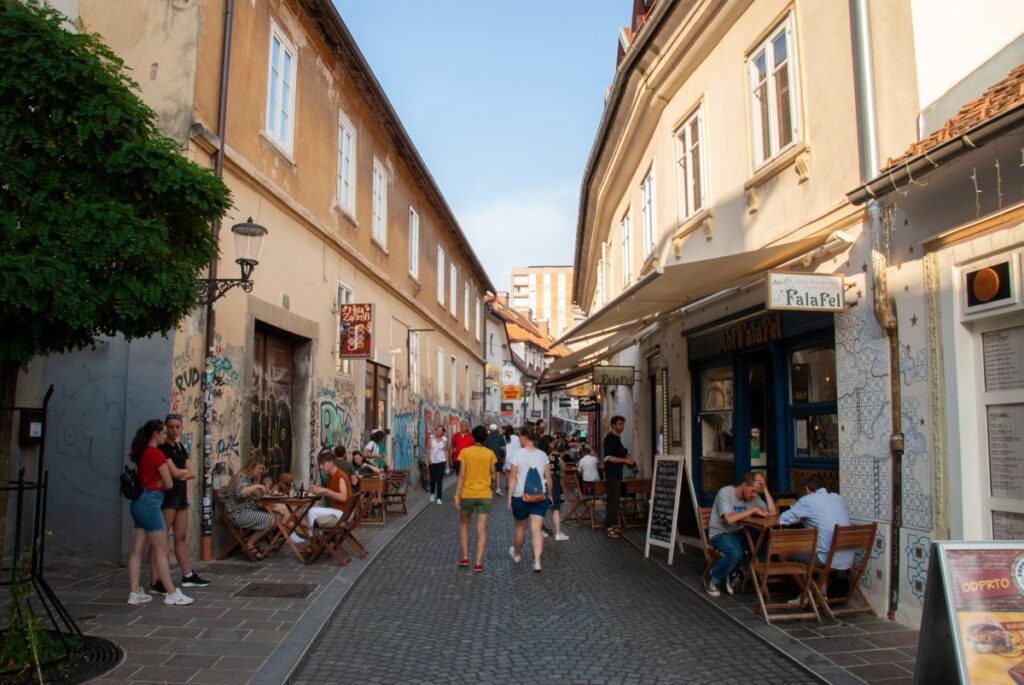 food street Ljubljana