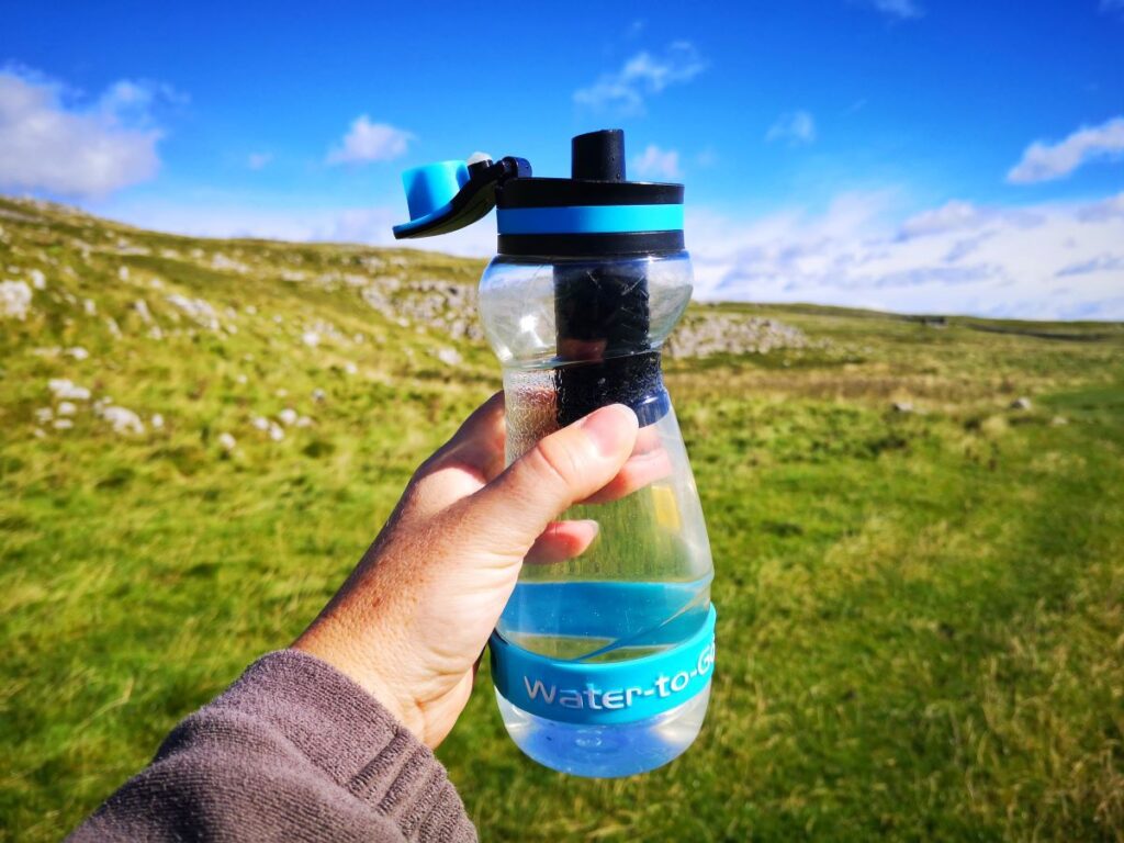 water bottle with filter