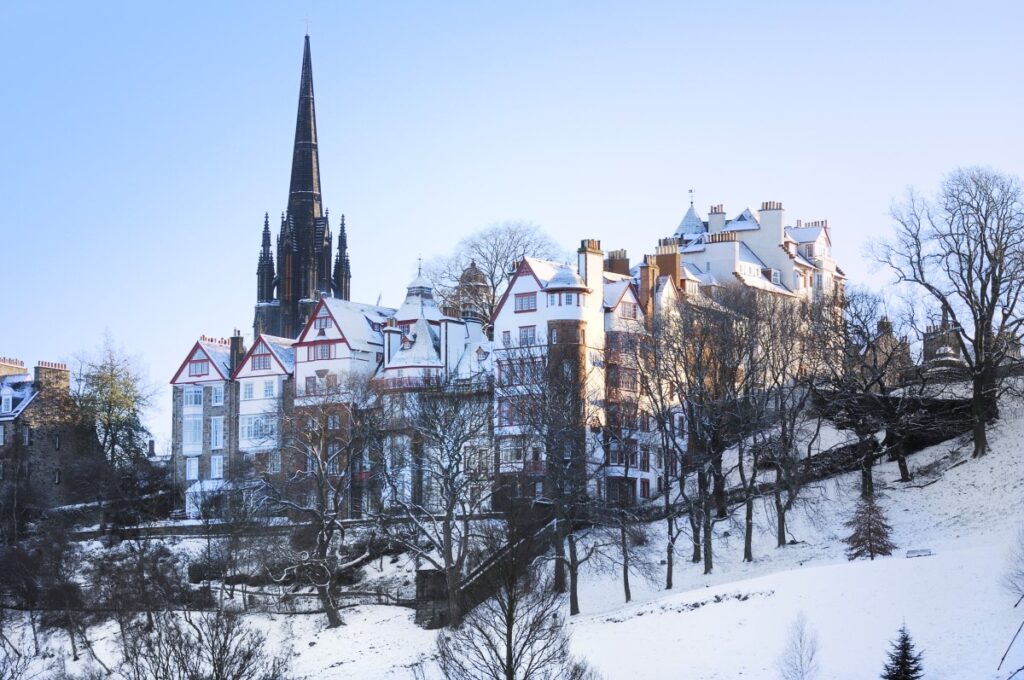 Edinburgh in winter