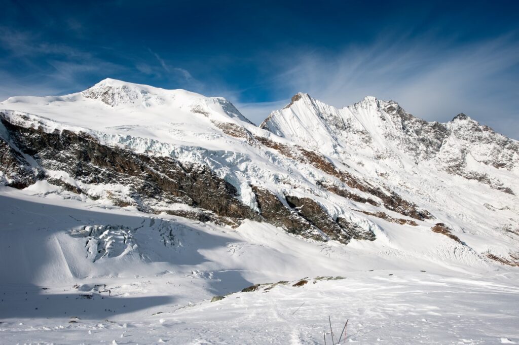 Saas Fee ski resort Switzerland