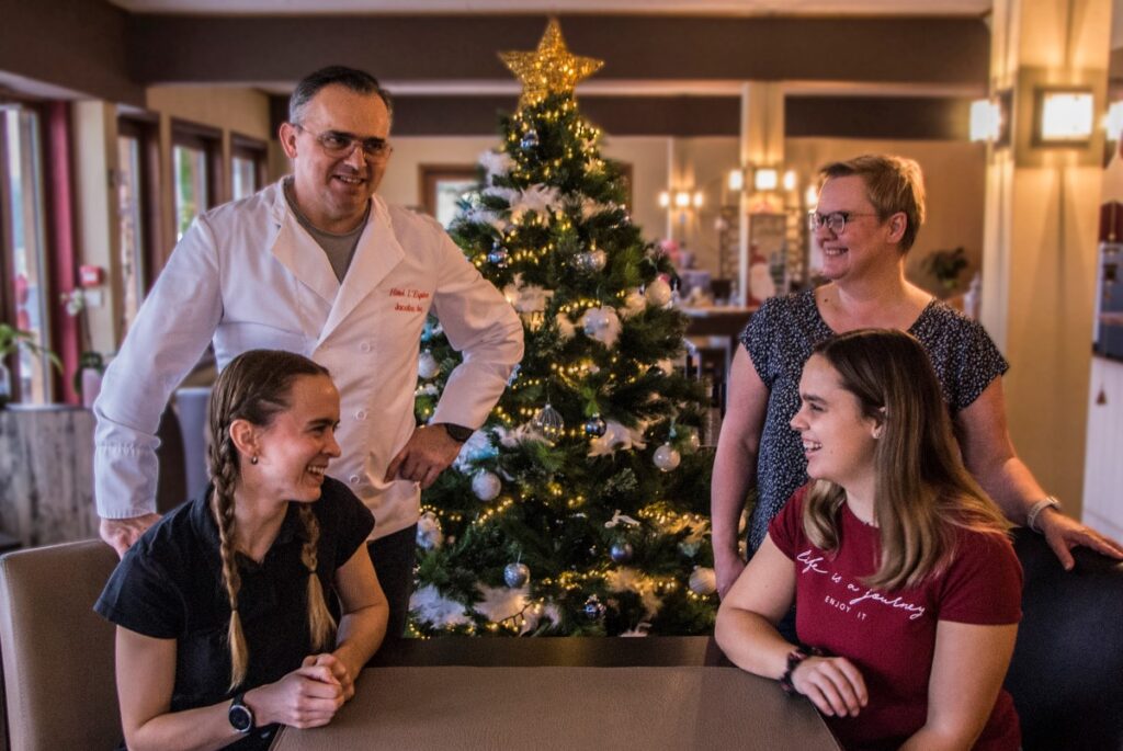 Ivo, Alyssa, Anja and Alana - the family behind Hotel L'Espine