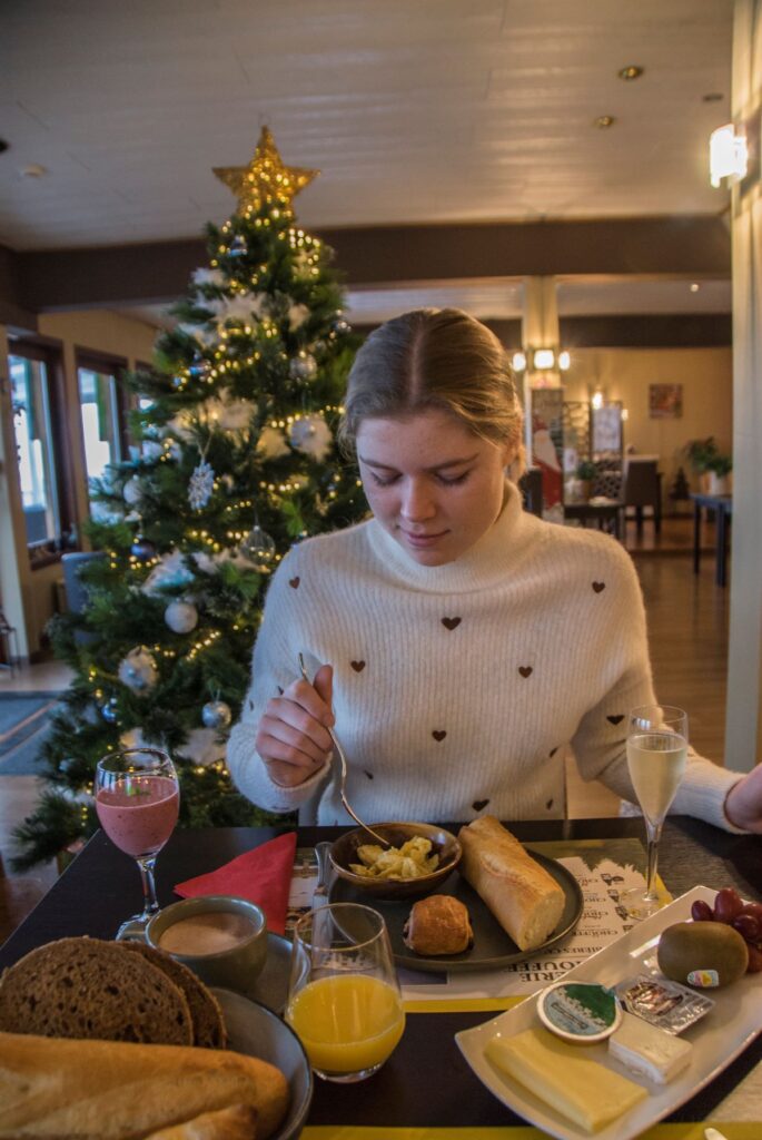 breakfast at hotel L'Espine in Houffalize