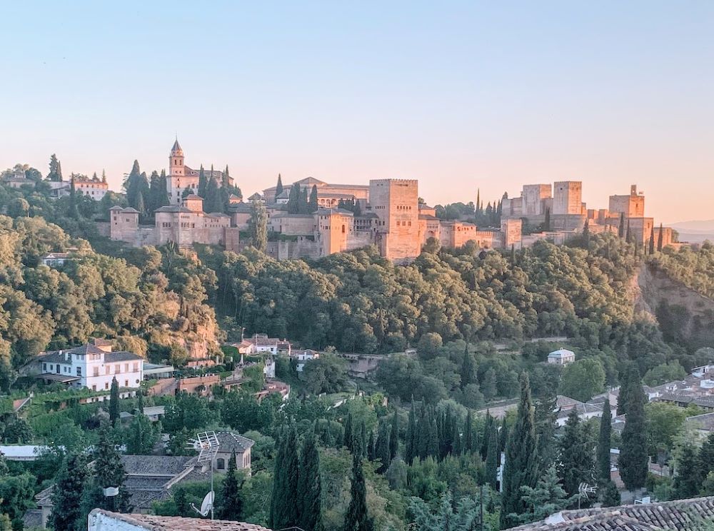 Famous Alhambra in Granada
