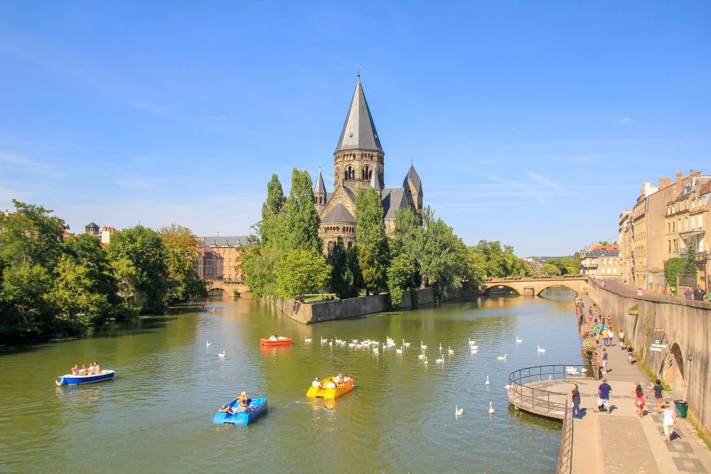 Metz river view
