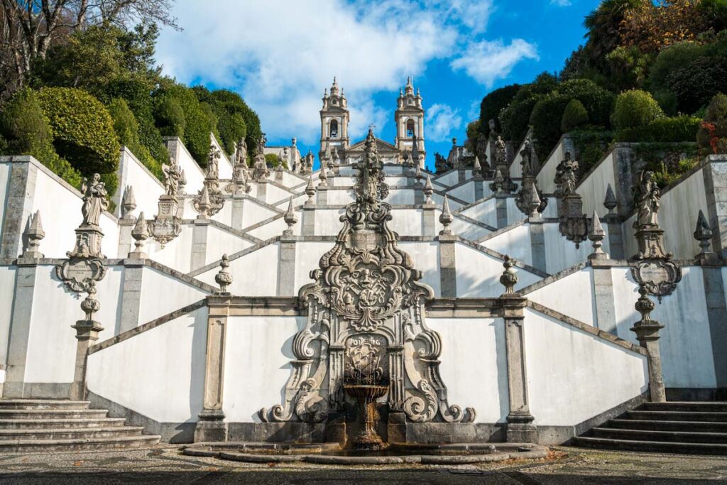 Sanctuary of Bom Jesus do Monte - famous landmark portugal