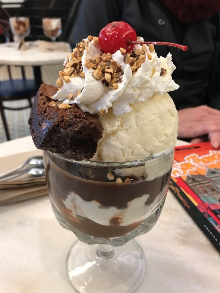 Hot Fudge Sundae at Ghirardelli