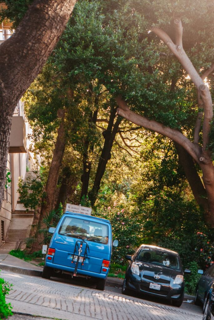 Steep street San Francisco