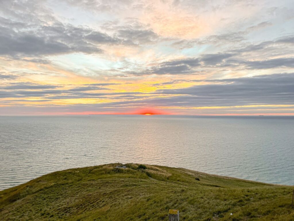 sunset at Cap Blanc-Nez