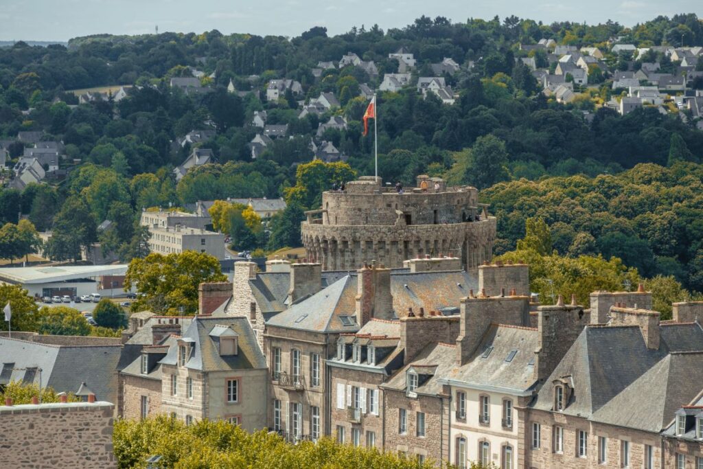 Castle of Dinan from above