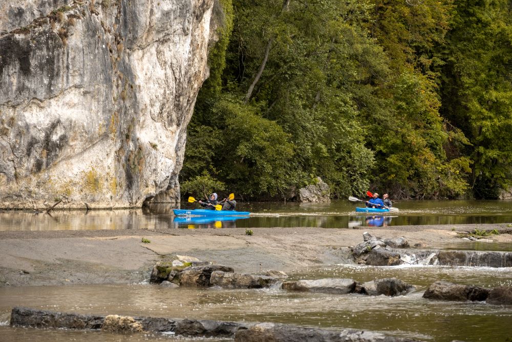 Kayaking near Walzin Castle