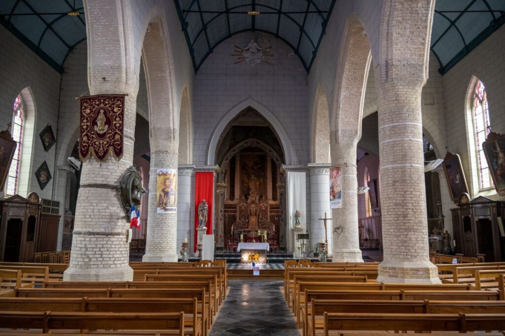 Inside the church of Cassel