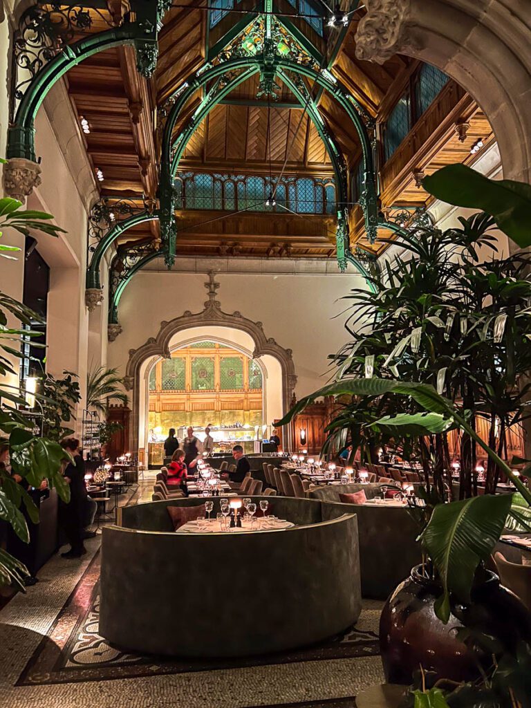 Restaurant Fiera on the inside