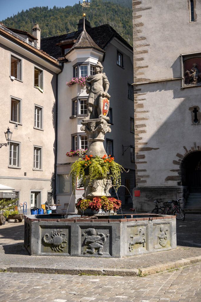fountain in Chur