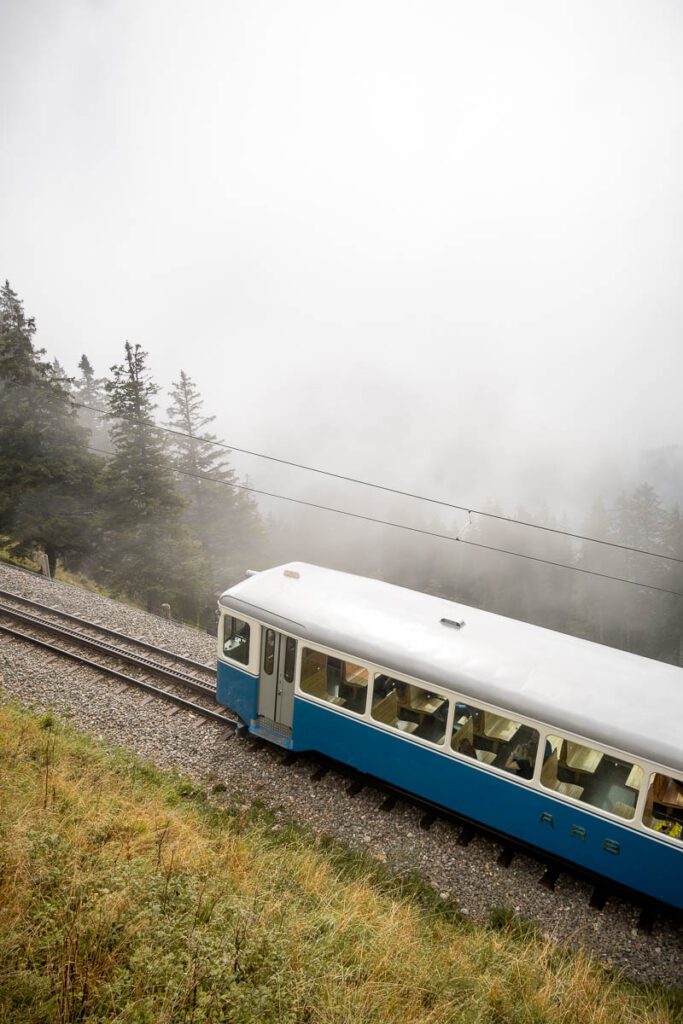train up to Mount Rigi