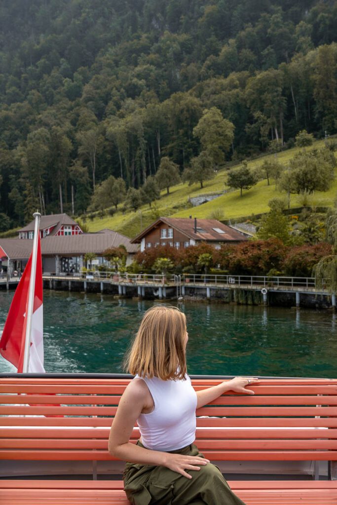 boat ride on Lake Lucerne