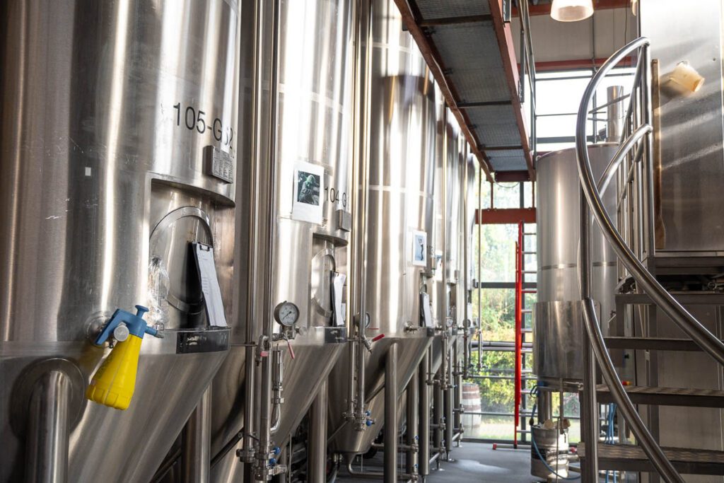 Inside brewery De Molen, Cheese Valley