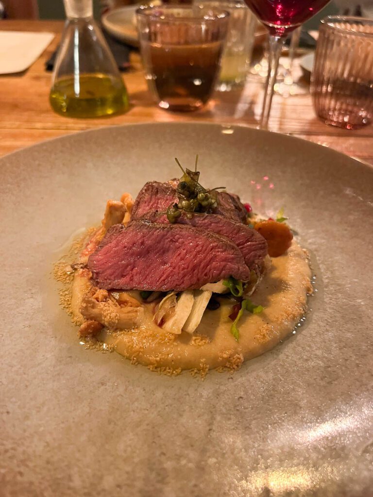 Main course at De Kleischuur in Gouda