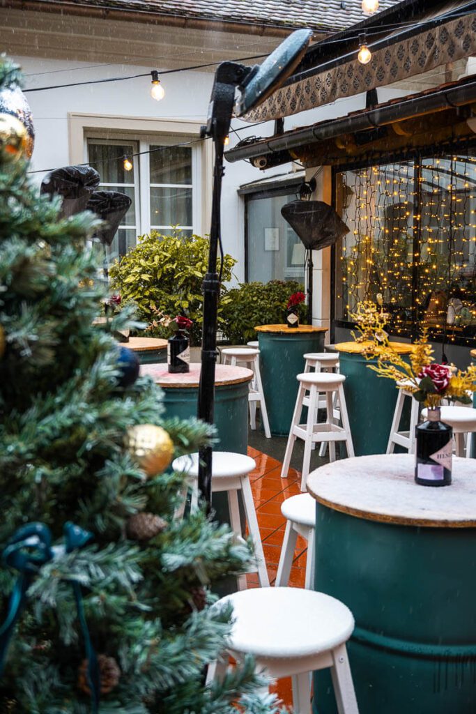 Christmas bar in Zagreb