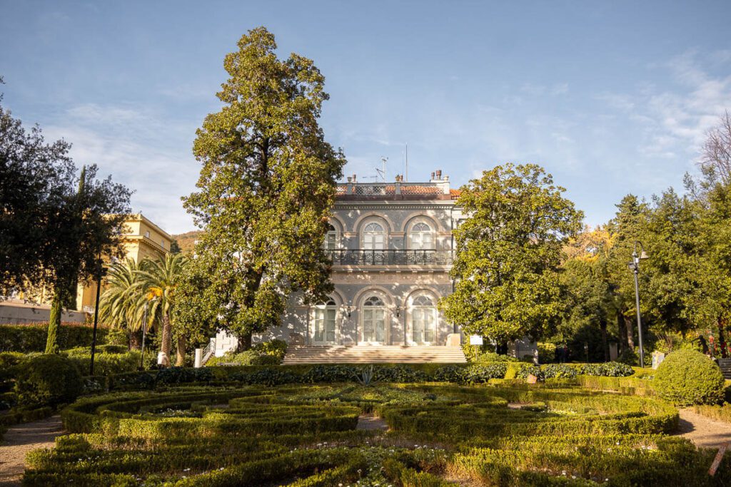 old house in park Opatija