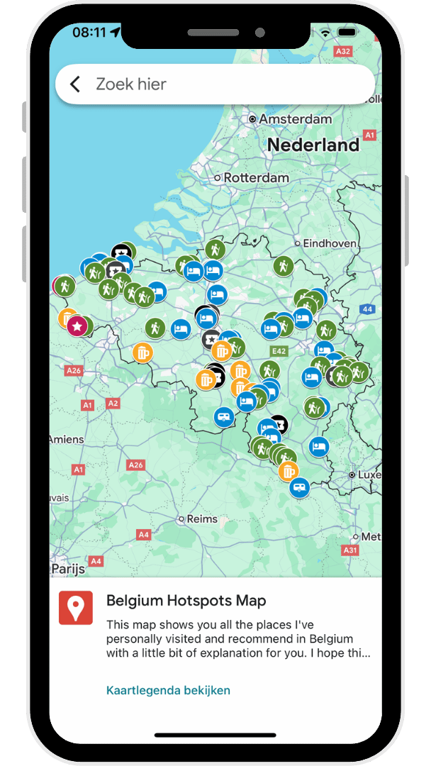 Belgium Hotspots Map
